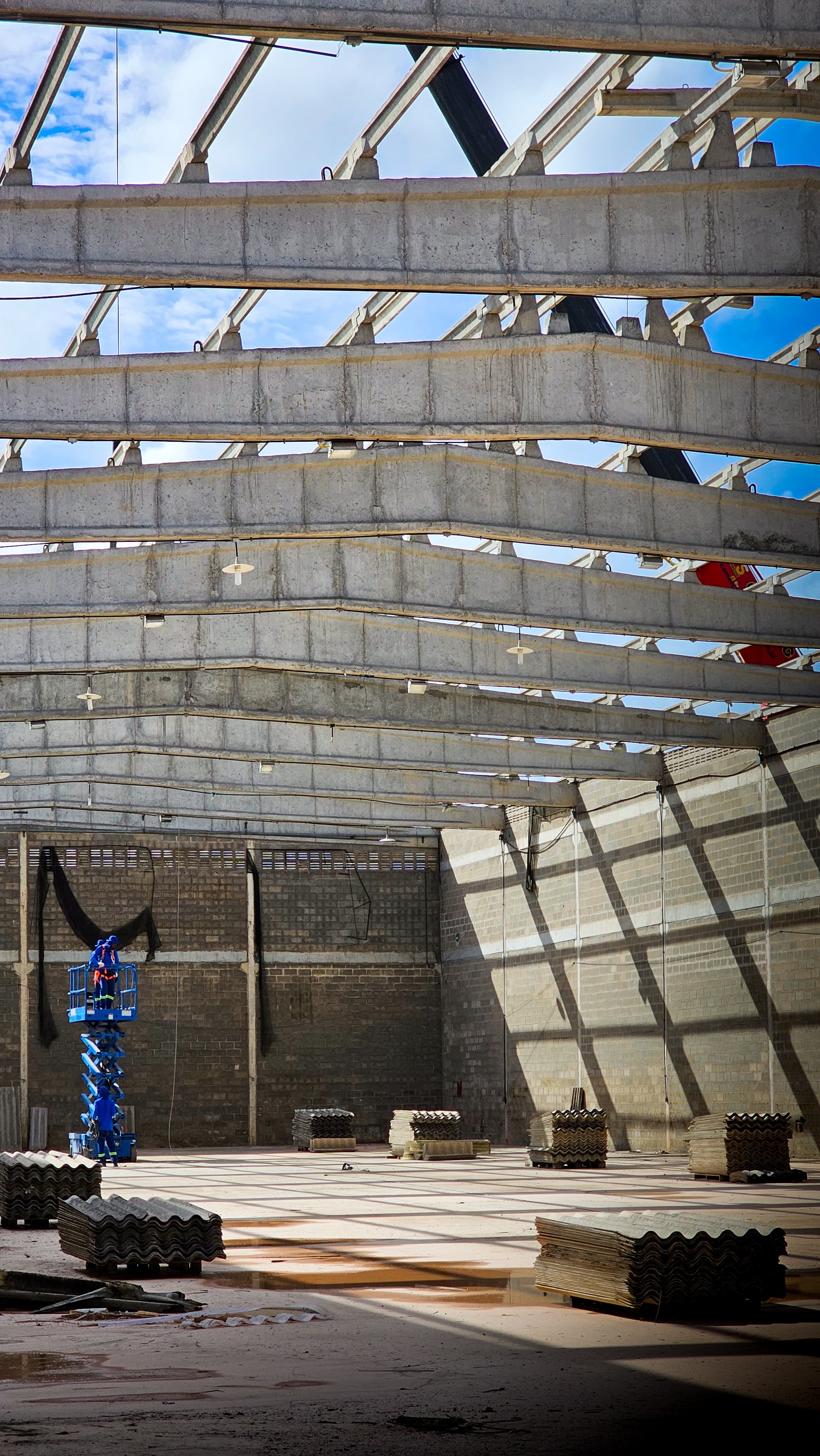 Obra em andamento
